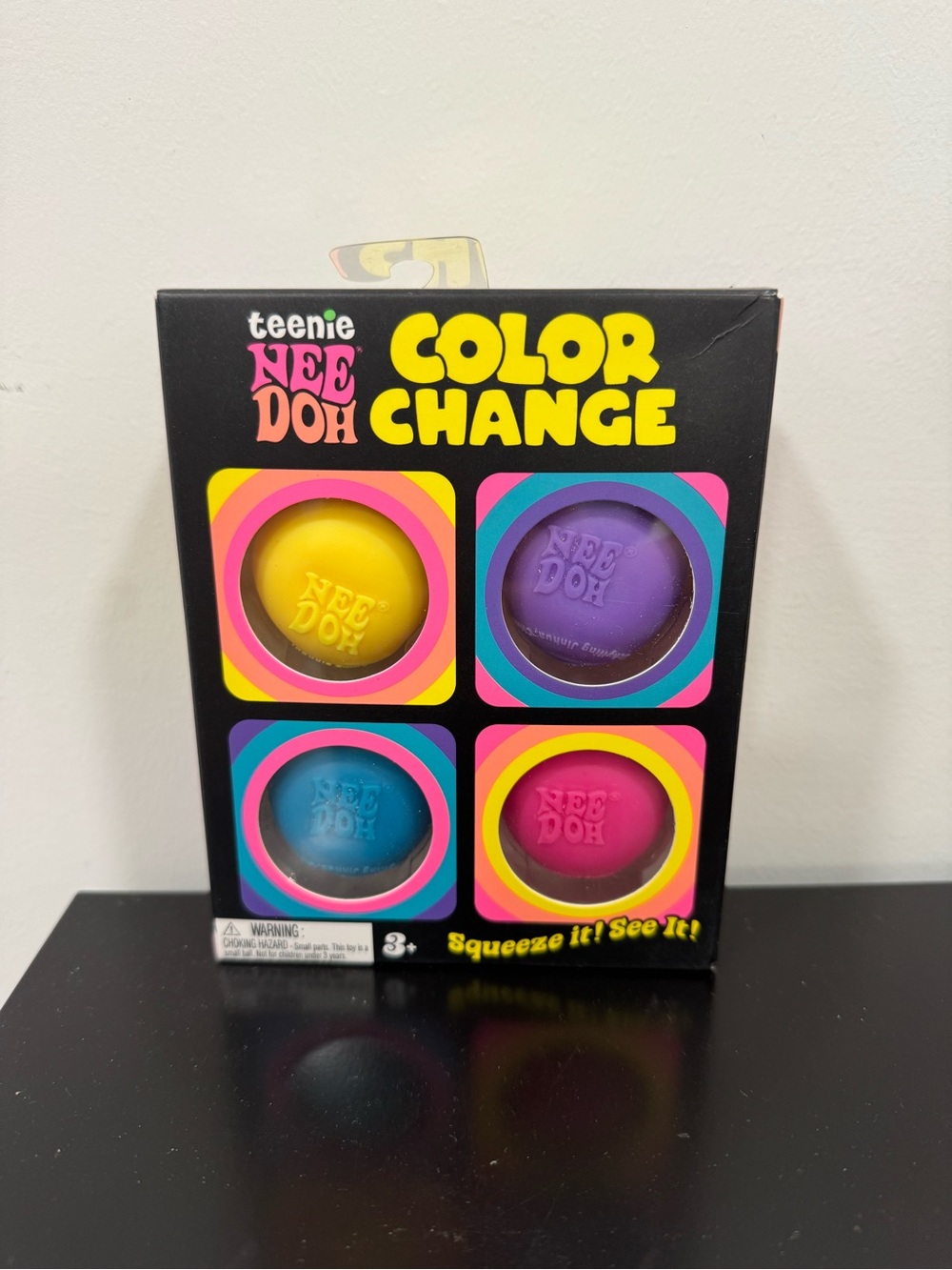 Brand new Schylling NeeDoh Teenie Color Change 4 Pack.